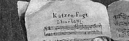 Fugue du chat en peinture