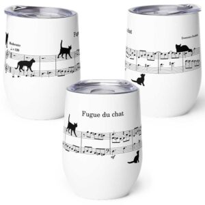 Gobelet musique isotherme "Fugue du chat"