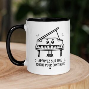 Mug piano humour : téléchargement de pianiste