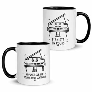 Mug piano humour : téléchargement de pianiste